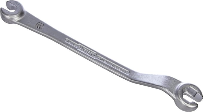 177.7 mm Zeskant profiel Remleiding Open Wrench - verchroomd - 612N-11