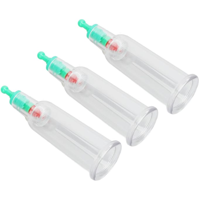 3 stuks vingercups vacuümmassage gezondheidscups sterke vacuümzuiging kleine vingercups white