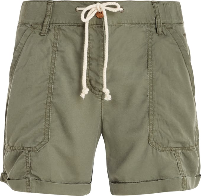 Protest PRTRue – Korte broek Dames – Tailleband elastiek – Knoopsluiting – Wit