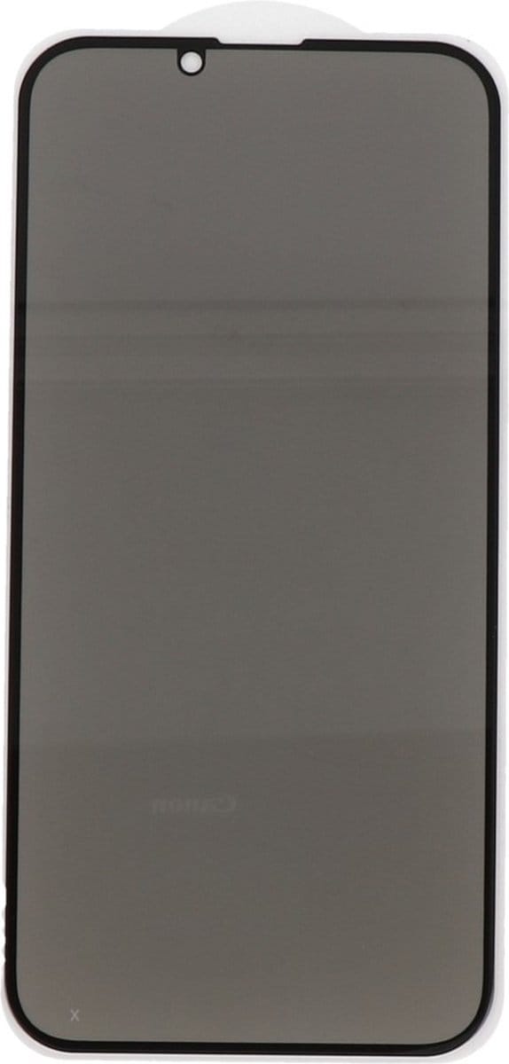 Privacy Gehard Tempered Glass - Screenprotector - beschermglas - Geschikt voor iPhone 12 Mini Zwart