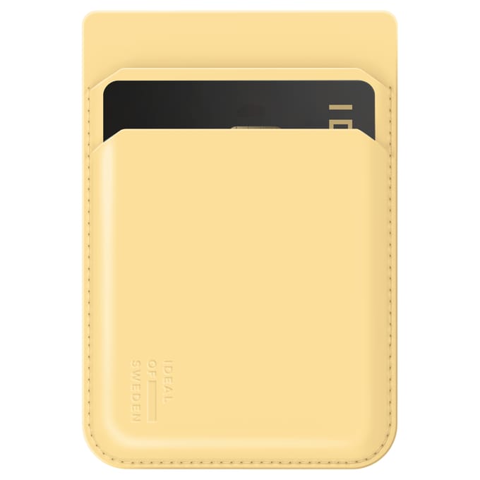 iDeal of Sweden MagSafe Magnetische kaarthouder - Soft Lemon