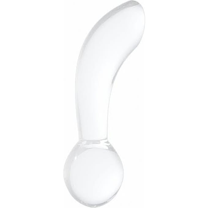 Chrystalino Blaze -  White glazen dildo