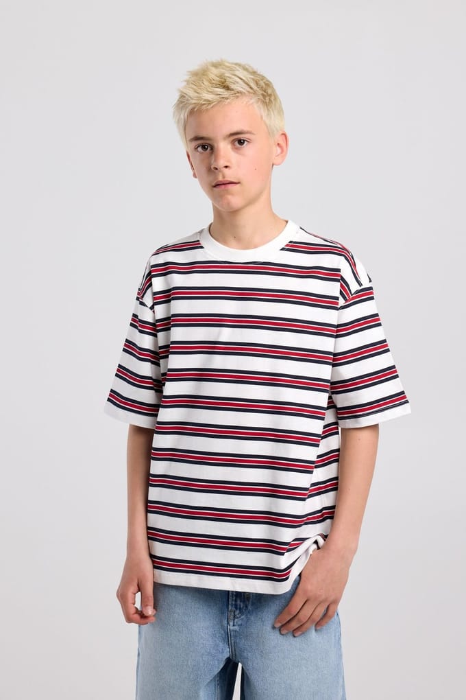 America Today Eddie Jr White/red Größe: 134/140 | Hemden Outlet | kids | Weiß