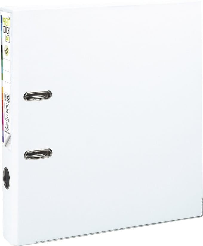Exacompta 10x Prem'Touch® PP Ordner met hefboom - Rug 50mm - A4 maxi - Wit - 53148E