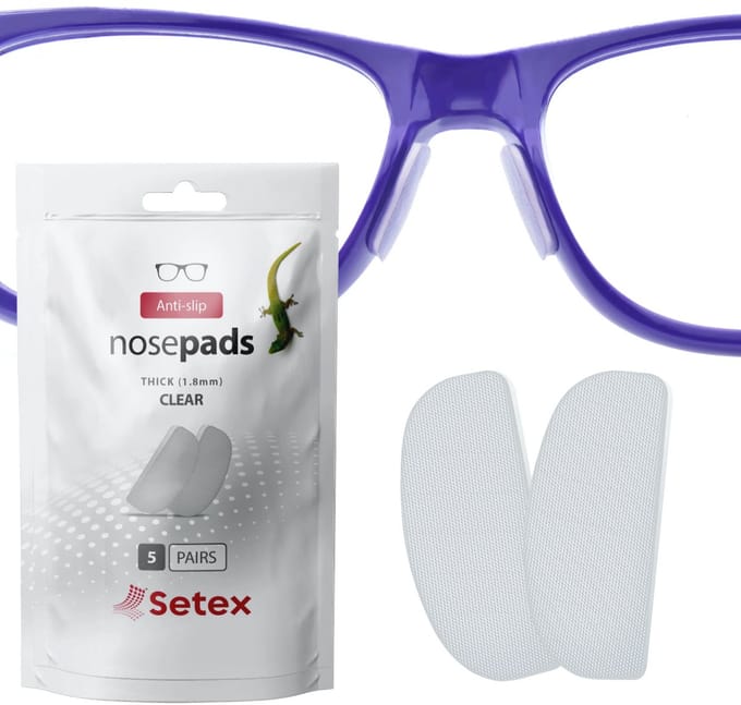 Setex anti-slip neuspad dik 1.8mm | transparant | 5 paar