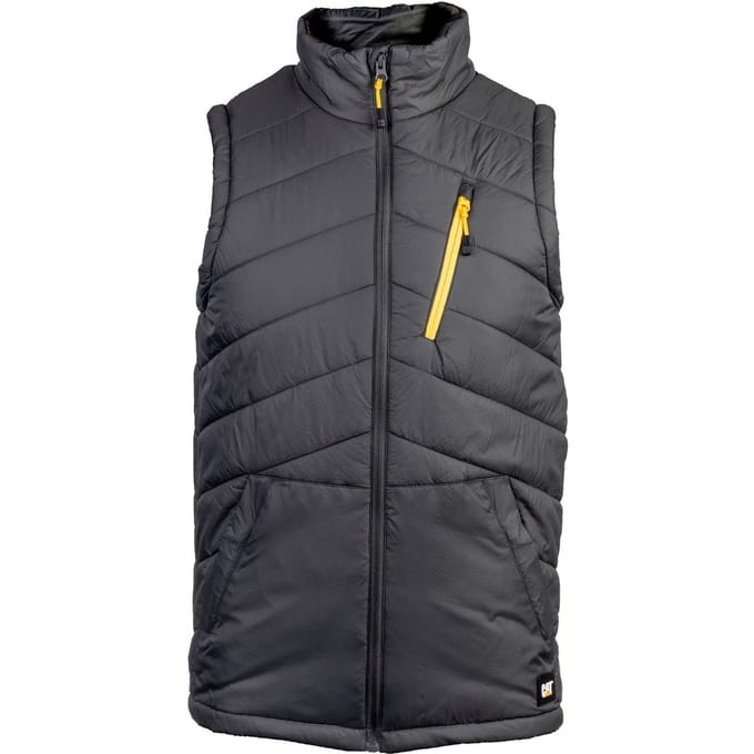Caterpillar Essentials Bodywarmer Heren Zwarte Gilet