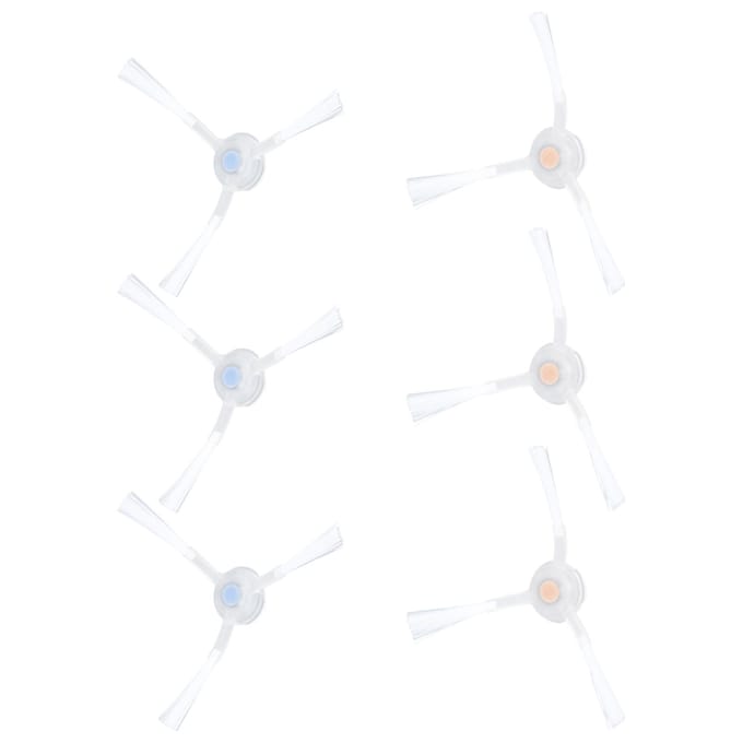Lot de 6 brosses latérales de rechange pour aspirateur NARWAL J1 white