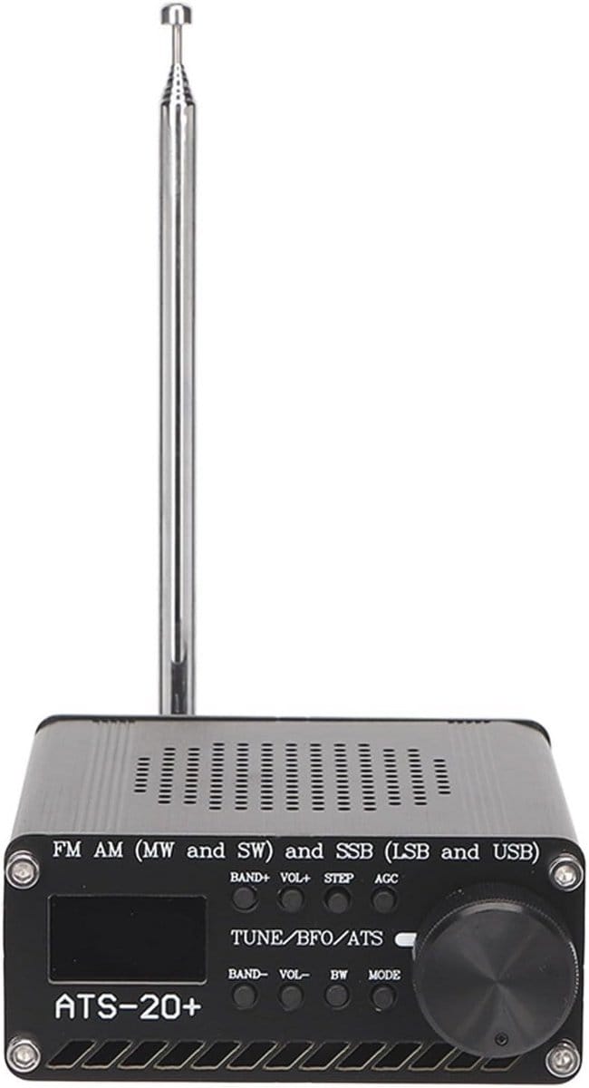 Draagbare Wereldband Radio Ontvanger met Antenne - FM AM MW SW SSB LSB USB
