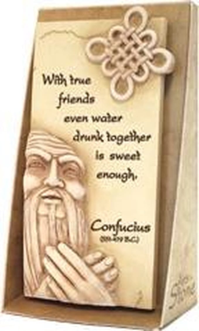 Arts of stone With true friends