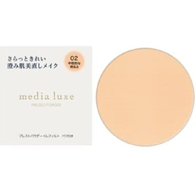 Kanebo - Media Luxe Presssed Powder 02 Medium Light