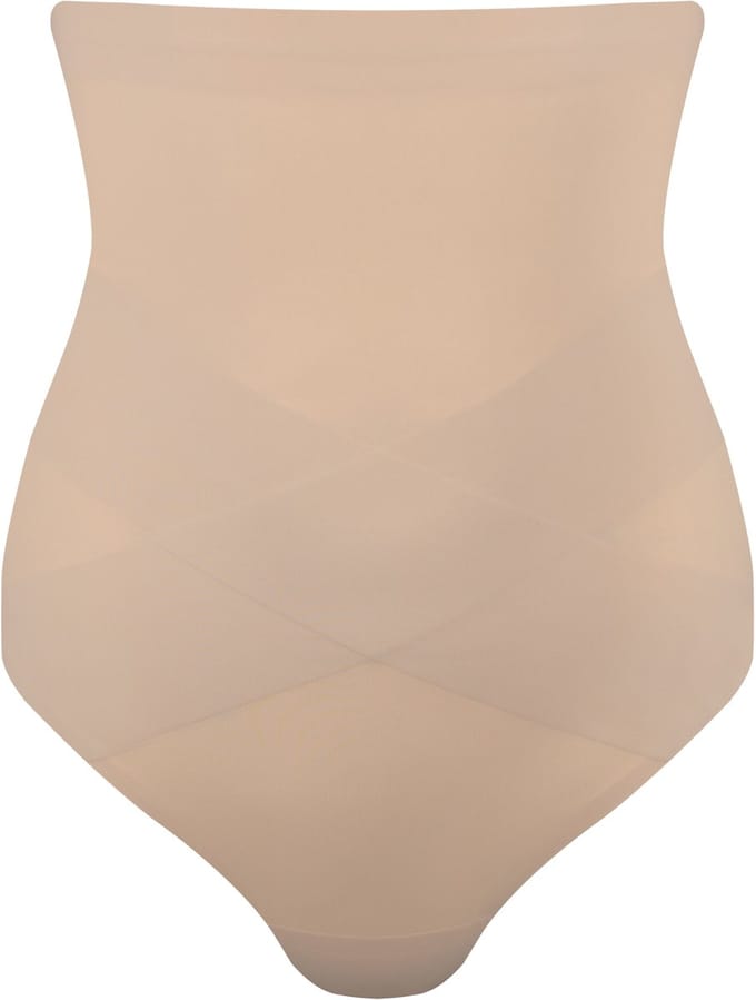 Magic Extra sterke hoge corrigerende string - Ultra Sexy Hi-thong - Shapewear - Cappuccino / S