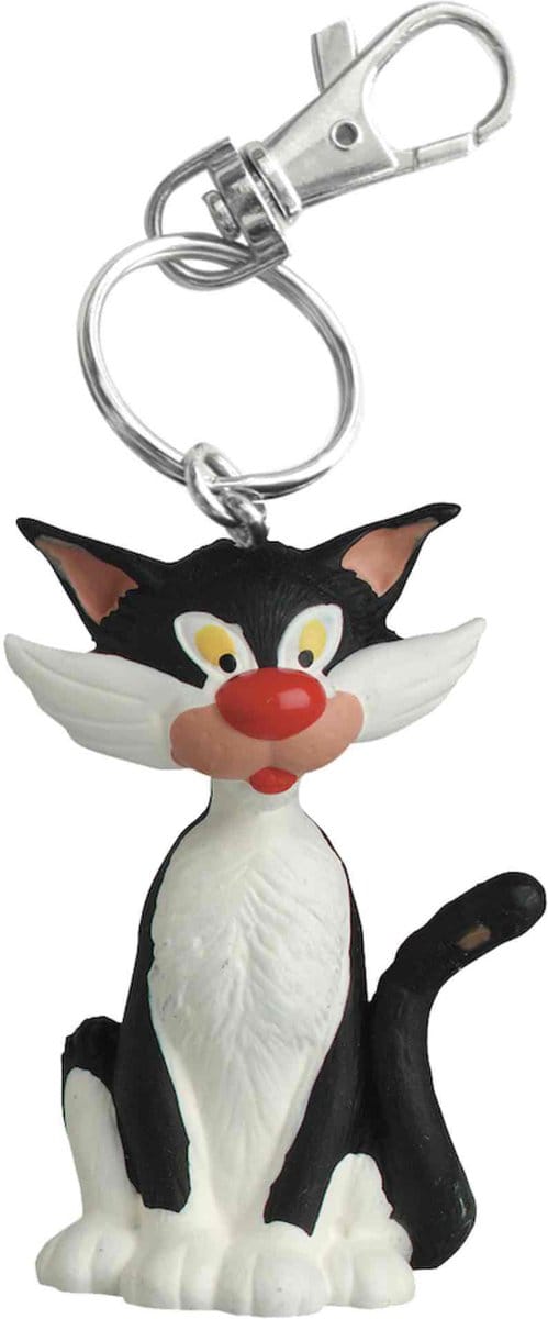 Plastoy - Gaston Lagaffe, the cat PVC Keychain