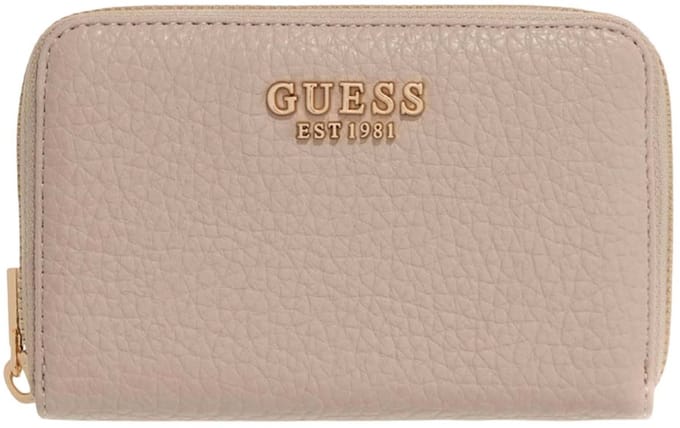 GUESS portemonnee Marsha SLG Medium Zip Around Wallet Light Taupe beige