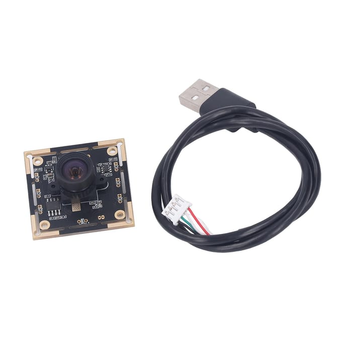 1MP Cameramodule USB2.0 Uitgang Computercamerabord 100 Graden met Vervorming Panorama black