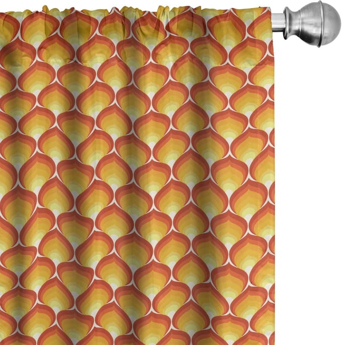 ABAKUHAUS – Gordijnen 2x75x175 cm – microvezel – halfschaduw