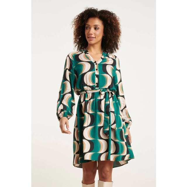 Smashed Lemon 24757 retro graphic jurk |