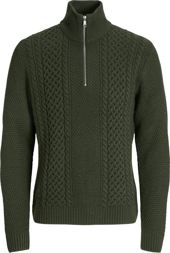 Jack & Jones Paul Knit Half Zip Sweater Heren - Maat L