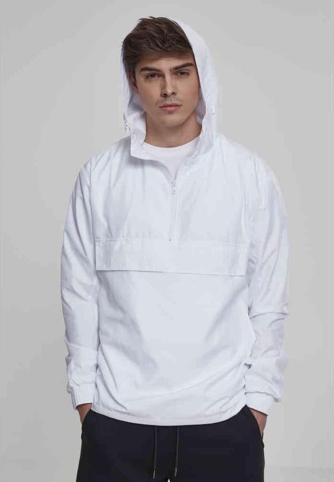 Urban Classics - Basic Pullover Jas - 3XL - Wit