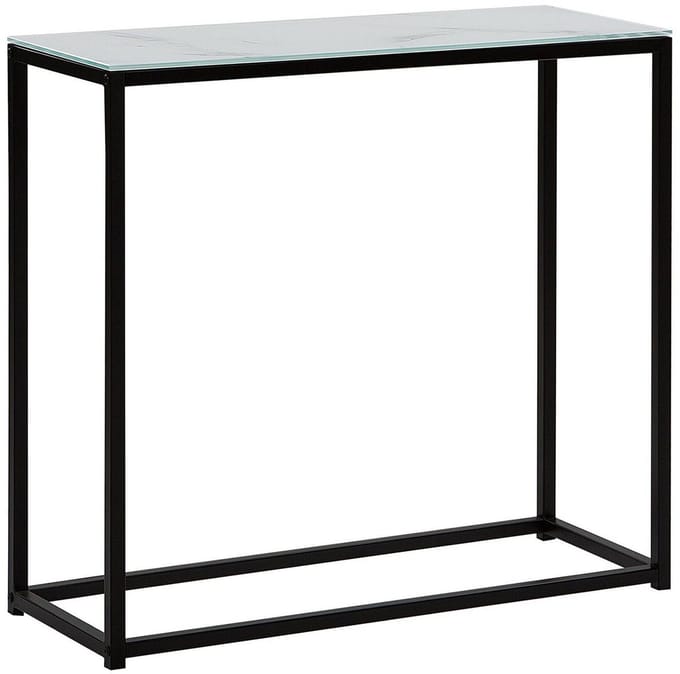 DELANO - Consoletafel - Wit - Veiligheidsglas