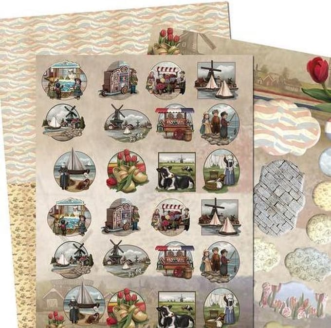 3D SET - Amy Design - Oud Hollands - Minis & Labels