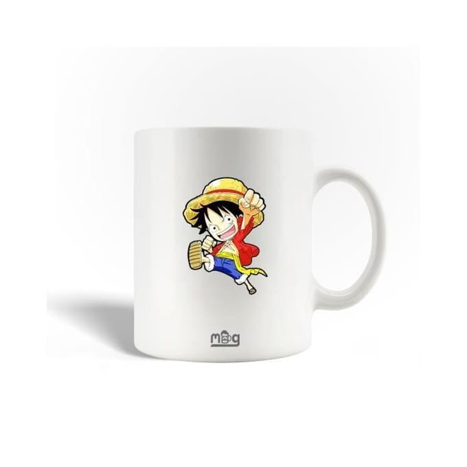 Keramische Mok - MANIACASE - One Piece - Luffy - 30cl - Vaatwasmachinebestendig - Wit