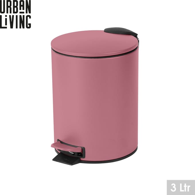 "BLUSH" BADKAMERAFVALBAK 3L MET PEDAAL EN SOFT-CLOSE SLUITING D17XH23CM