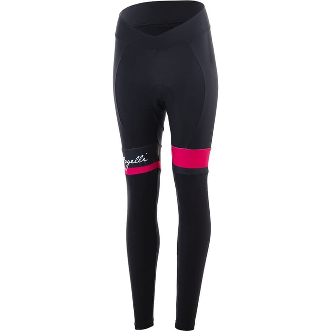 Rogelli - Maat XL Select Lange Fietsbroek - Dames - Zwart, Roze