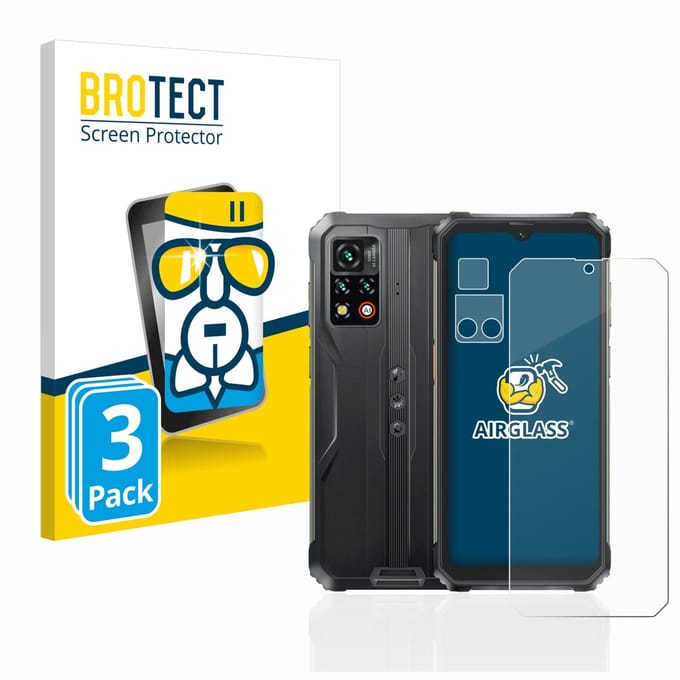 Screenprotector 3 Stuks voor Blackview BV9200 (Voor+Camera) Beschermglas transparant