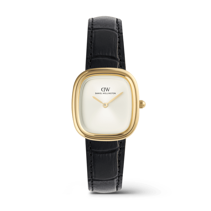 Daniel Wellington DW Watch Margot Black Croc Gold 24mm