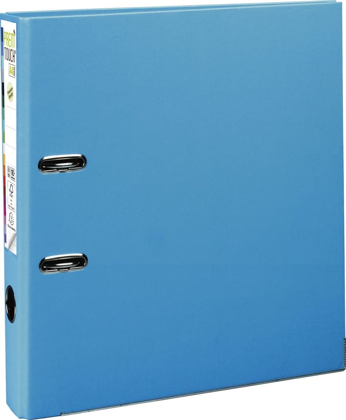 Exacompta 10x Prem'Touch® PP Ordner met hefboom - Rug 50mm - A4 maxi - Lichtblauw - 53102E