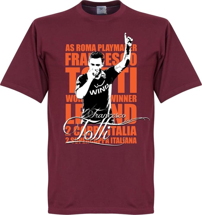 Totti Legend T-Shirt - Rood - S