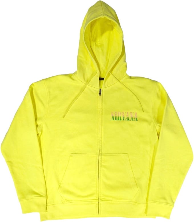 Nirvana - Sorbet Ray Happy Face Vest met capuchon - M - Geel