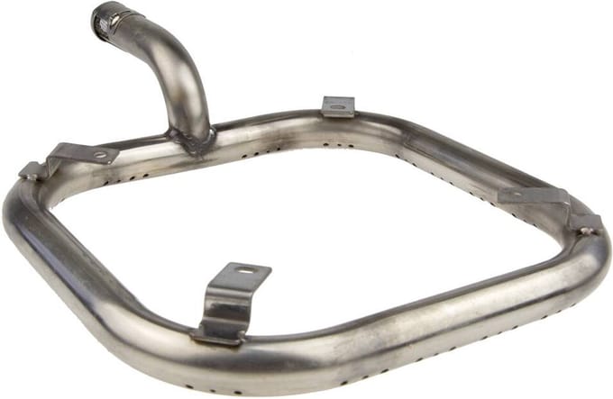 Vuurtafel brander set rvs vierkant - 21 x 21 cm -