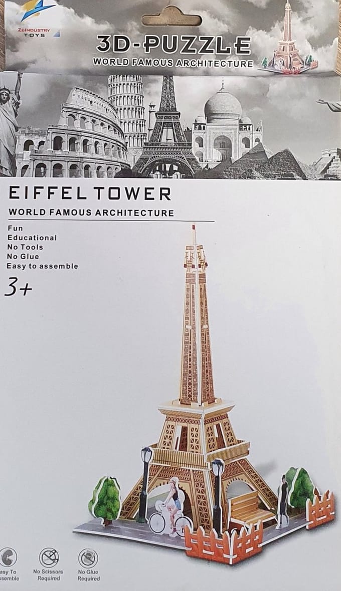 3D Puzzel - Wereldberoemde gebouwen