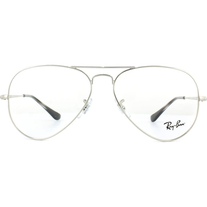 Ray-Ban Brilframes 6489 Aviator 2501 Zilver 58mm