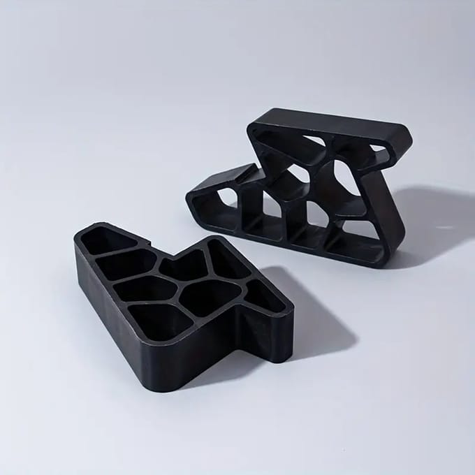 Set van 2 stuks - Raam- en balkon deurstopper - zwart
