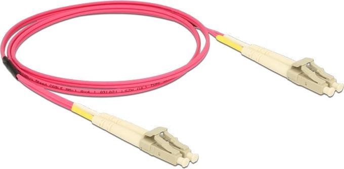 DeLOCK LC Duplex Optical Fiber Patch kabel - Multi Mode OM4 - 1 meter