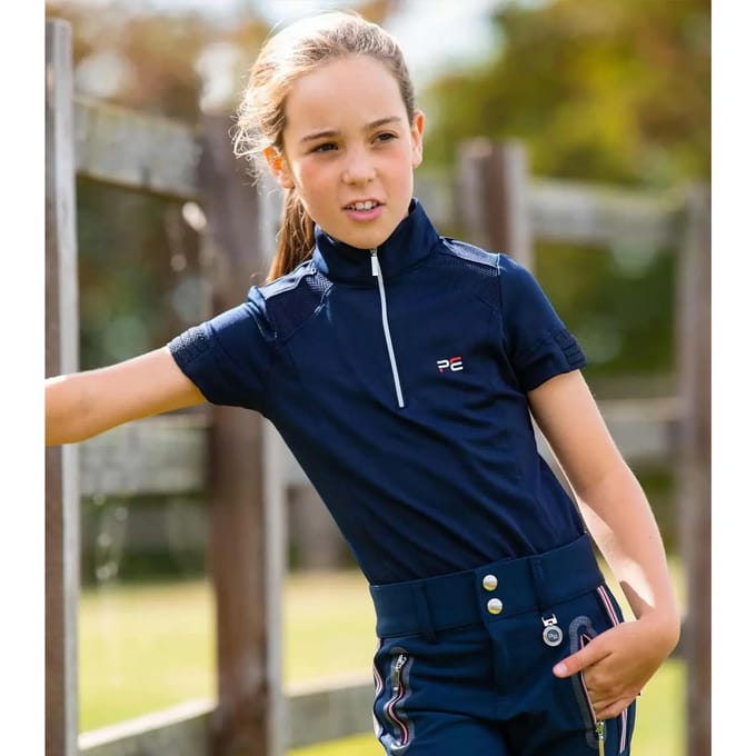 Technisch ruitershirt voor meisjes Premier Equine Mini Remisa