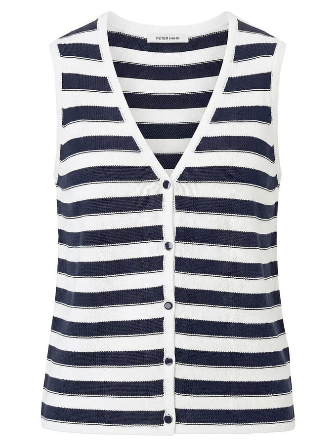 Mouwloos vest Van Peter Hahn blauw