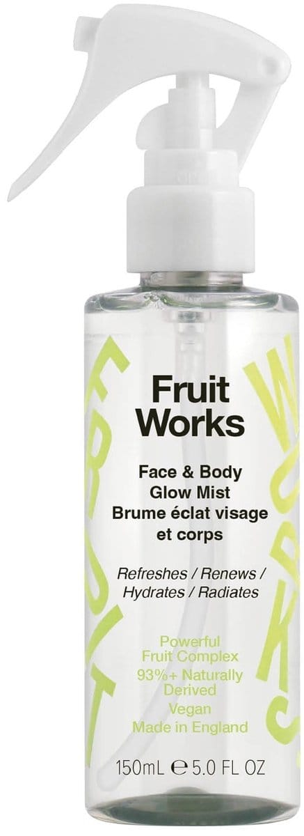 Fruit Works Face & Body Glow Mist - Hydraterende Spray - 150 ml