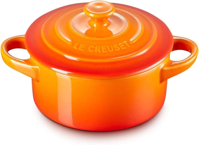 Le Creuset - Aardewerken mini-braadpan Flame 0,25L