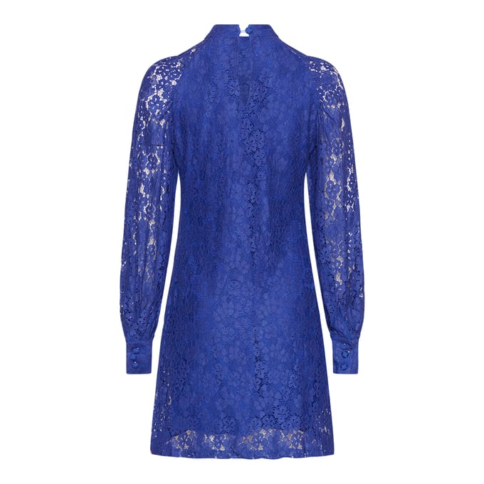 Karen korte jurk in blauw