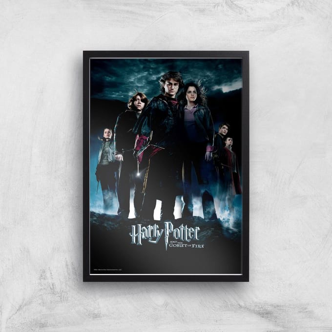 Harry Potter and the Goblet Of Fire Giclee Art Print - A2 - Black Frame