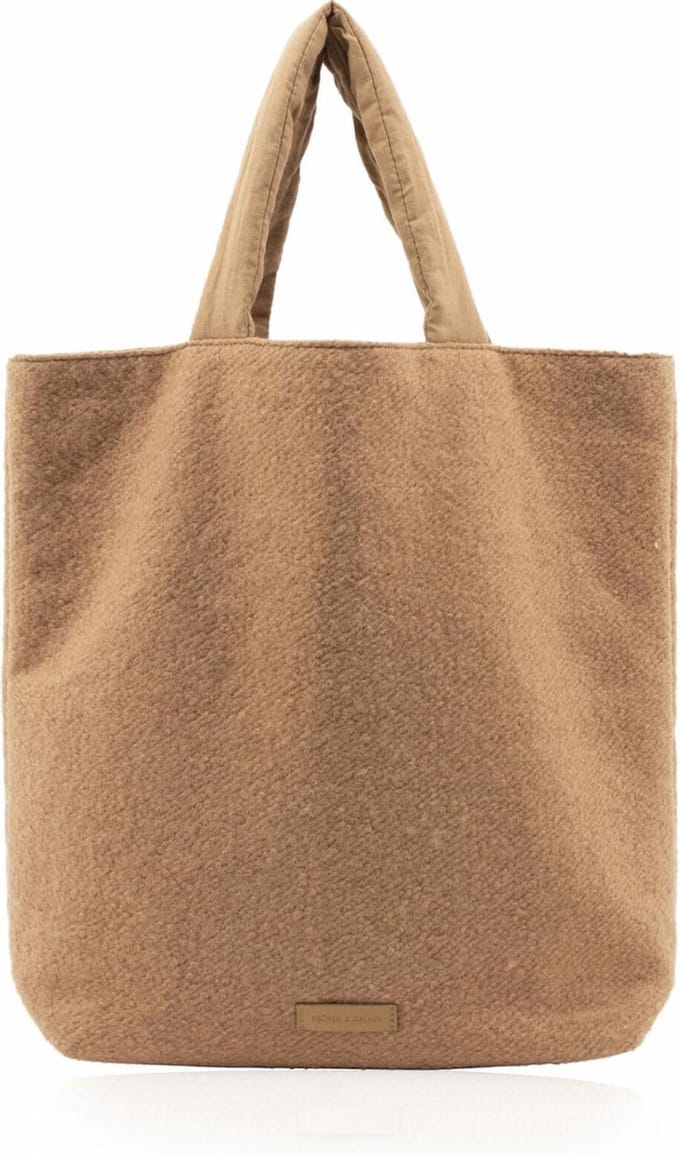 Monk and Anna - Baya Shopper • Wool • Cashew - 32 x 12 x 40 cm