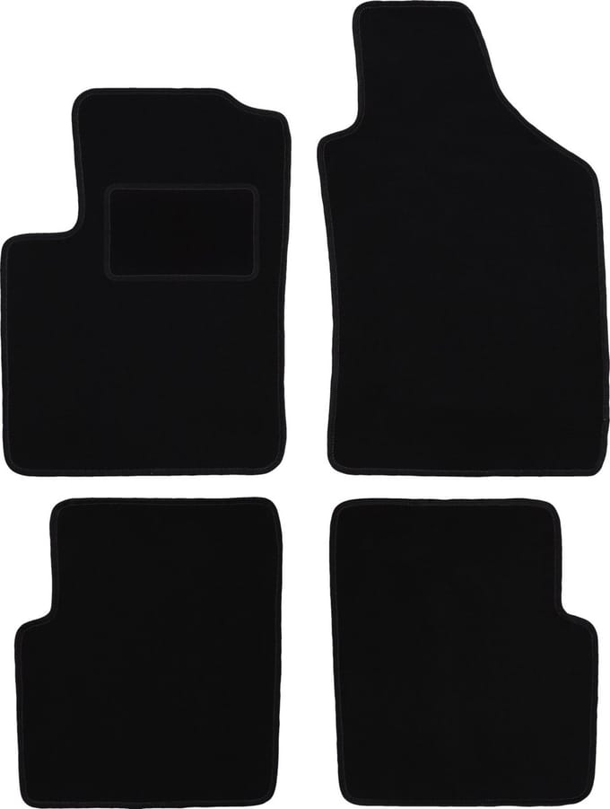 Zwarte veloursmatten voor: Lancia Ypsilon III hatchback (2011-)