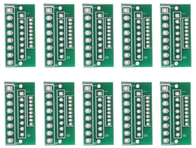 Cosensi - Dailygoods - 10 Stuks Draadloze Module Connectoren met Adapterbord