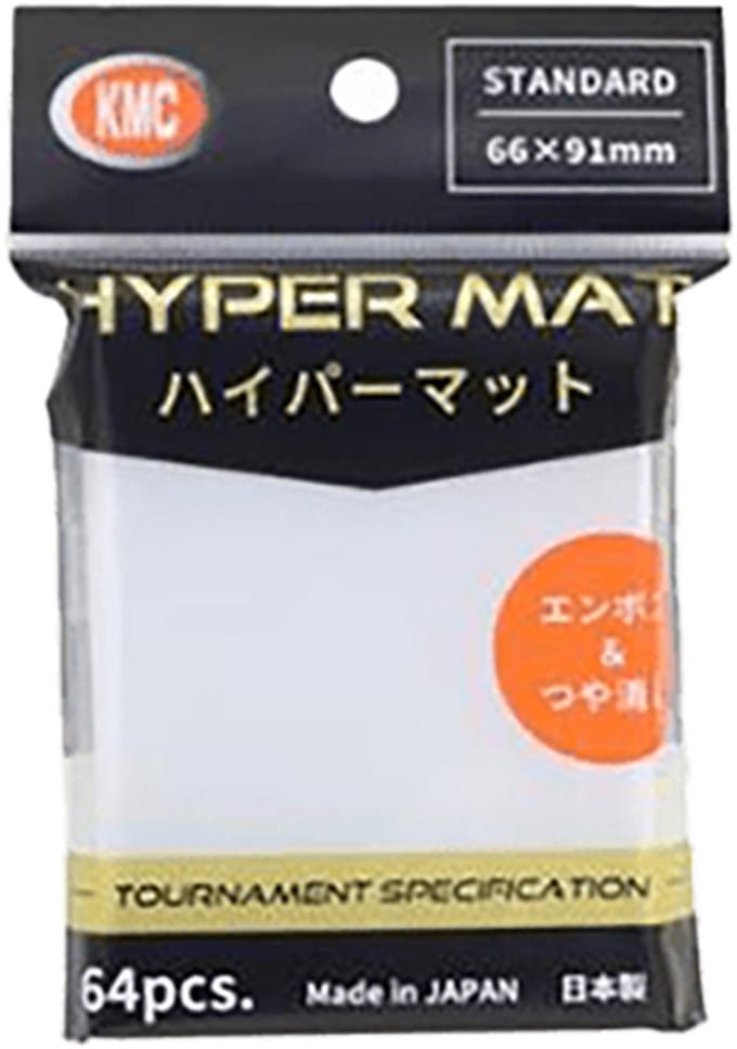 KMC Hyper MAT - Sleeves - Transparant - 64 stuks