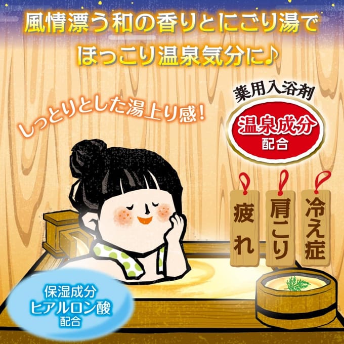 Hakugen - iiyu Tabidachi Nigori Japanese Onsen Bath Salt Bottle Hinoki 600g