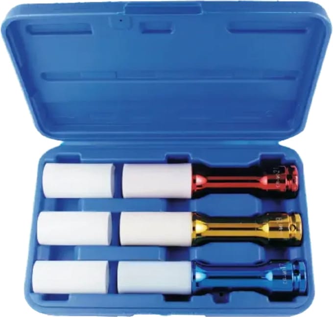 Slagschroefsleutel Set 1/2 inch - Chroom-Molybdän - Industriële Kwaliteit