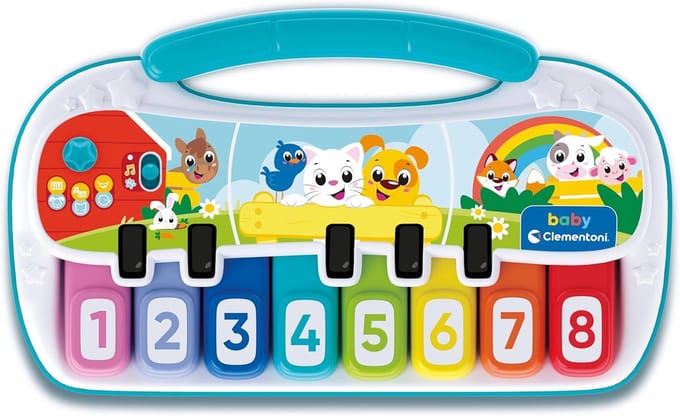 Muziek Speelgoed - Kinderpiano Interactief - Vroege Ontwikkeling - 3 Spelmodi - 29 x 22 cm